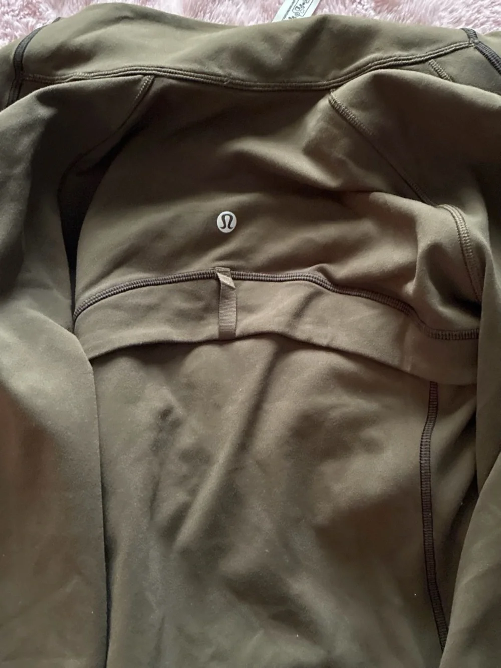 lululemon athletica Olive Green Bomber Jacket